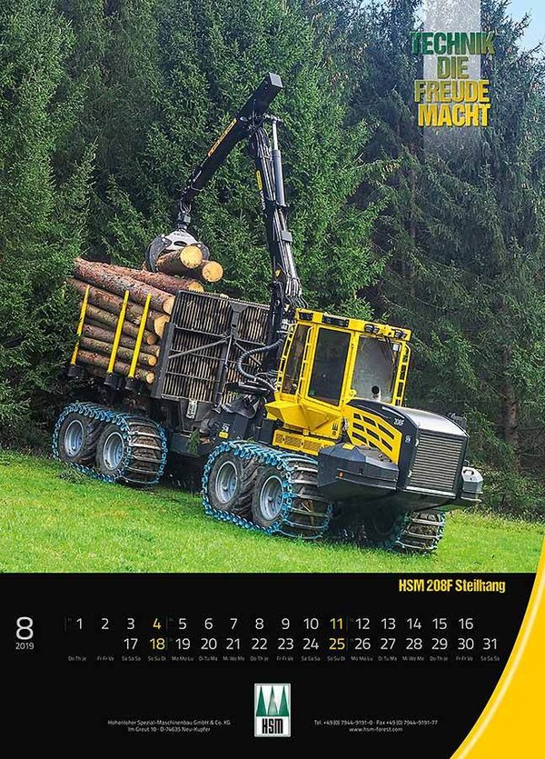 Kalender 2019 "HSM"