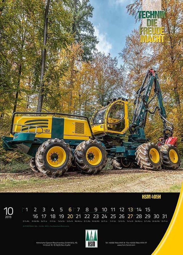 Kalender 2019 "HSM"