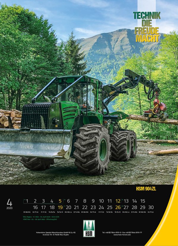 Kalender 2020 "HSM"