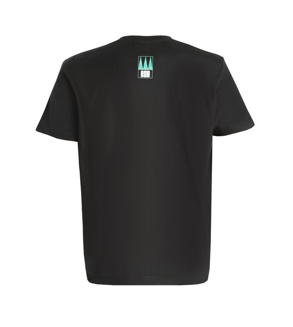 T-Shirt HERREN mit HSM Aufdruck „Technik die Freude macht“ schwarz