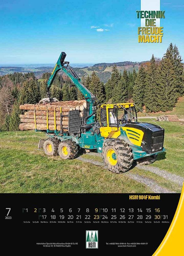 Kalender 2023 "HSM"